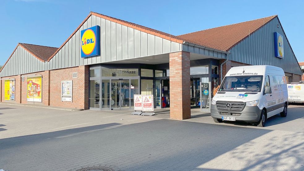 Die Lidl-Filiale an der Teutonenstraße wird gerade modernisiert. Sie eröffnet am 16. Mai wieder. Foto: Tomé