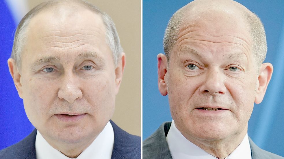 Wieder im Kontakt: Wladimir Putin und Olaf Scholz haben in einem Telefonat über den Krieg in der Ukraine gesprochen. Foto: ---Kay Nietfeld/dpa