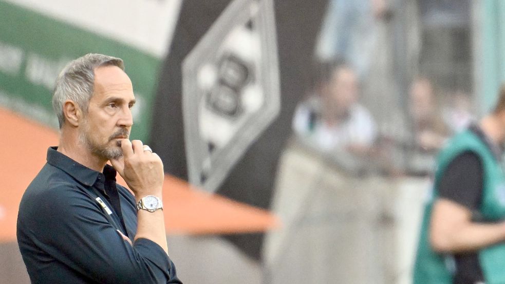 Adi Hütter hört als Trainer von Borussia Mönchengladbach auf. Foto: Federico Gambarini/dpa