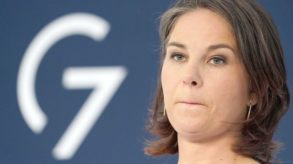 Annalena Baerbock wirft Russland vor, in dem Krieg gegen die Ukraine Seehäfen zu blockieren und damit den Getreideexport zu verhindern. Foto: Marcus Brandt/dpa