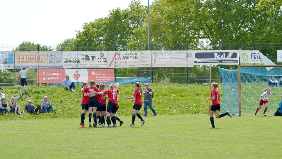 Nach dem 2:2 in der 97. Minute war der Jubel bei TiMoNo riesig.