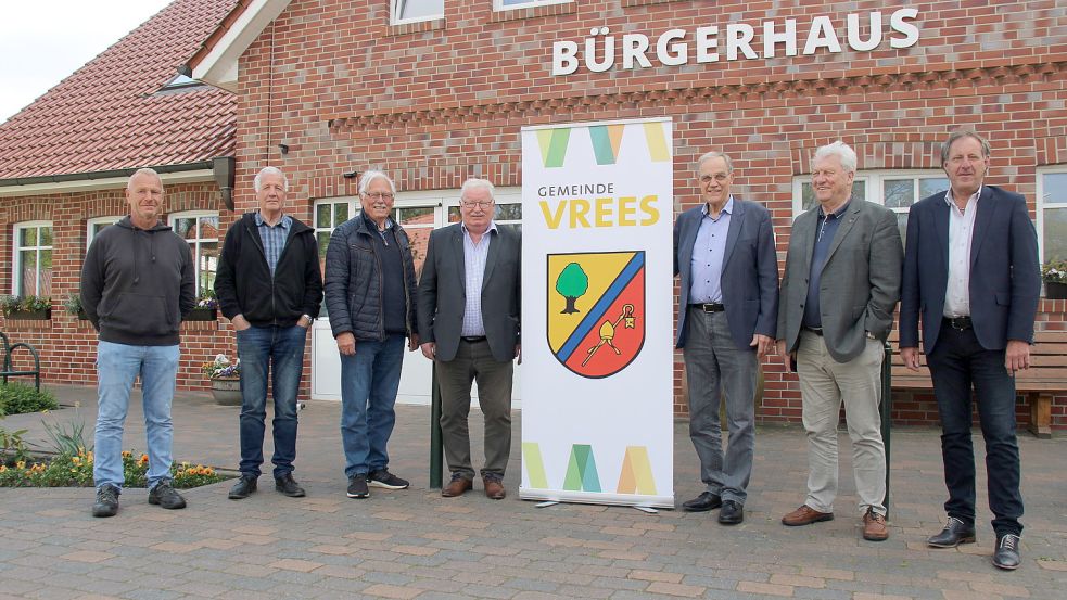 Das Bild zeigt Olaf Wolthoff (von links), Andreas Kirchhoff, Theo Cirksena, Heinz Richter, Heribert Kleene, Udo Reemtsma und Paul Hörnke. Foto: Privat