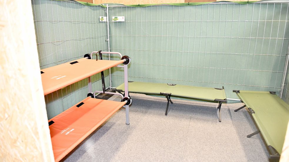 In der Erstaufnahmeeinrichtung stehen Geflüchteten nur kleine Parzellen zur Verfügung. Fotos: Stromann