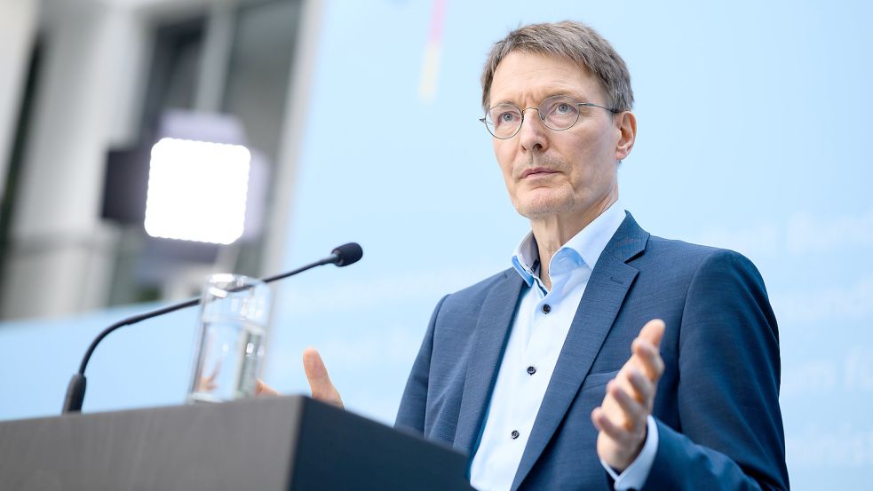 Bundesgesundheitsminister Karl Lauterbach. Foto: von Jutrczenka/DPA