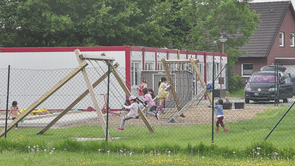 In der Leeraner Weststadt: Container-Kindergarten bleibt noch ein Jahr