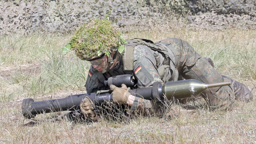 Übung Haffsturm der Panzergrenadierbrigade 41 Foto: dpa