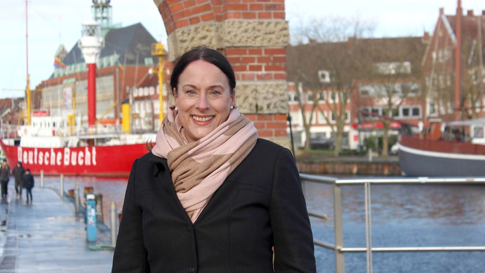 Griet Alberts kümmert sich seit dem März bei der Stadt gezielt um die Belange der Menschen, die in der Innenstadt wohnen. Foto: Stadt Emden/Archiv