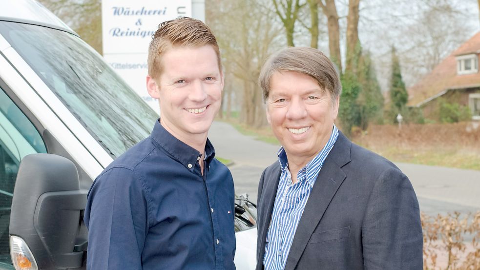 Thilko Nannen (links) stieg 2014 in den Familienbetrieb ein. Foto: Privat