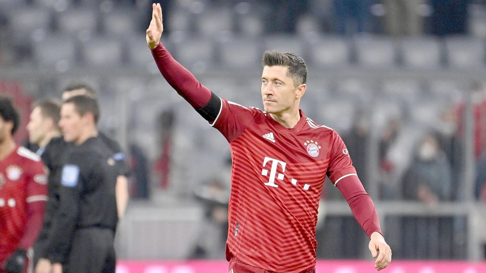Zukunft unklar: Robert Lewandowski will den FC Bayern eigentlich verlassen, doch das ist nicht so einfach. Foto: imago images/Sven Simon
