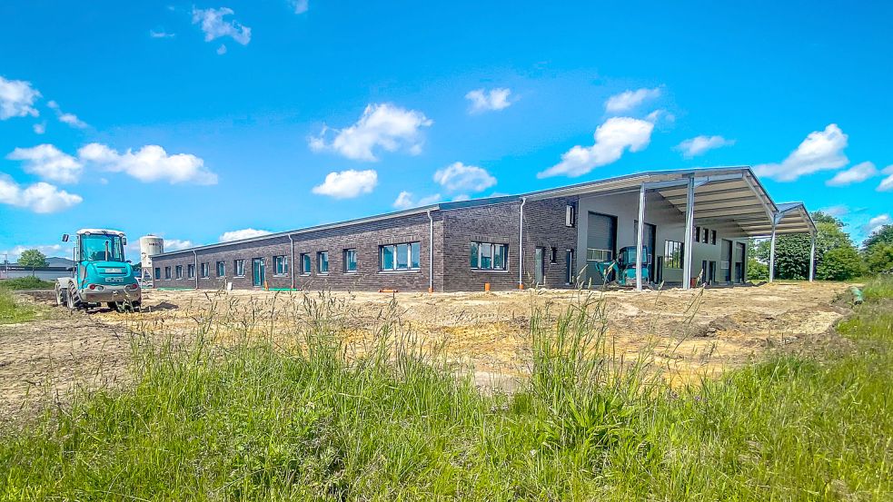 Inzwischen ist der Neubau von Hospimobil weitgehend fertiggestellt. Foto: Cordsen