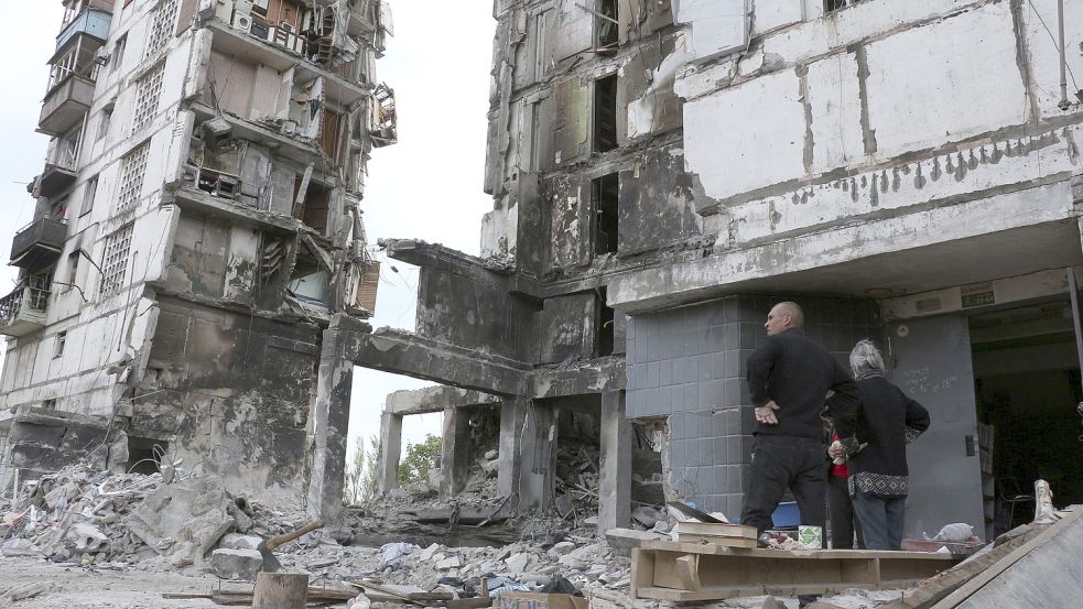 Die russische Besatzung der Ost-Ukraine schreitet voran, hier im Bild die eingenommene Stadt Mariupol Foto: Uncredited