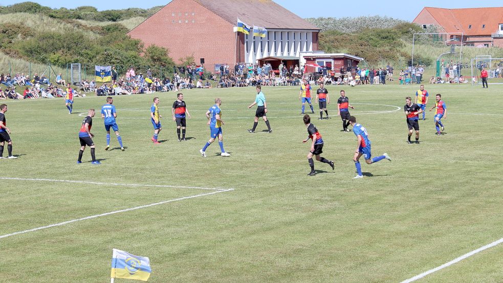 Im Dünenenkessel auf Juist wurde lange nicht gespielt. Der TSV hat keine Mannschaft mehr, die am Spielbetrieb teilnimmt. Foto: Erdmann