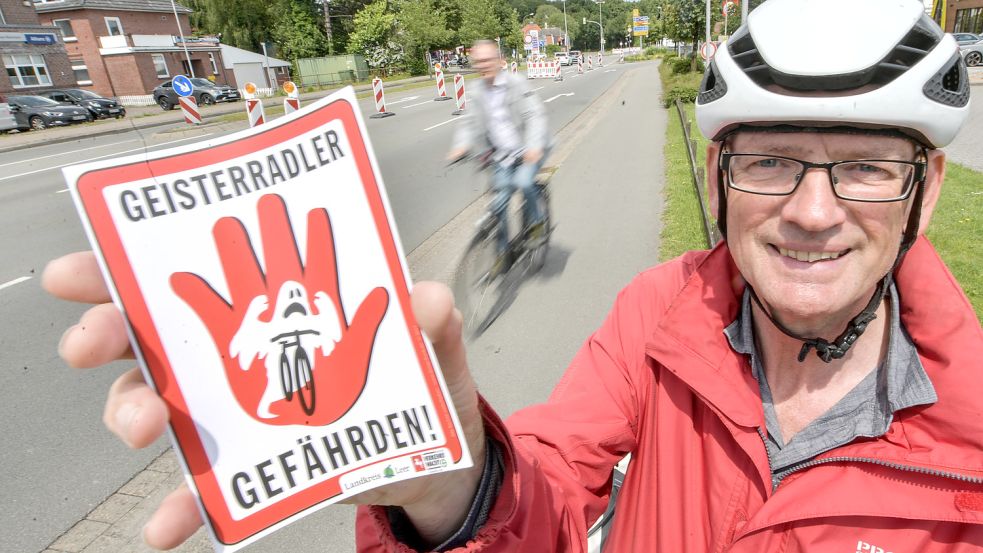 Anton Scholtalbers nennt einige Gründe, die dazu führen, dass Fahrradfahrer zu Geisterradlern werden. Foto: Ortgies