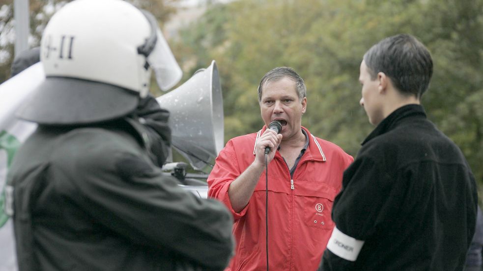 Christian Worch ist Anmelder der Nazi-Demo auf Sylt. Foto: Imago / epd