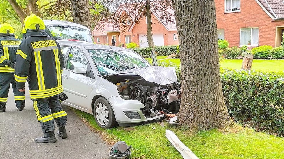 Am Sonntag kam es in Hatshausen zu einem Unfall. Foto: Wolters