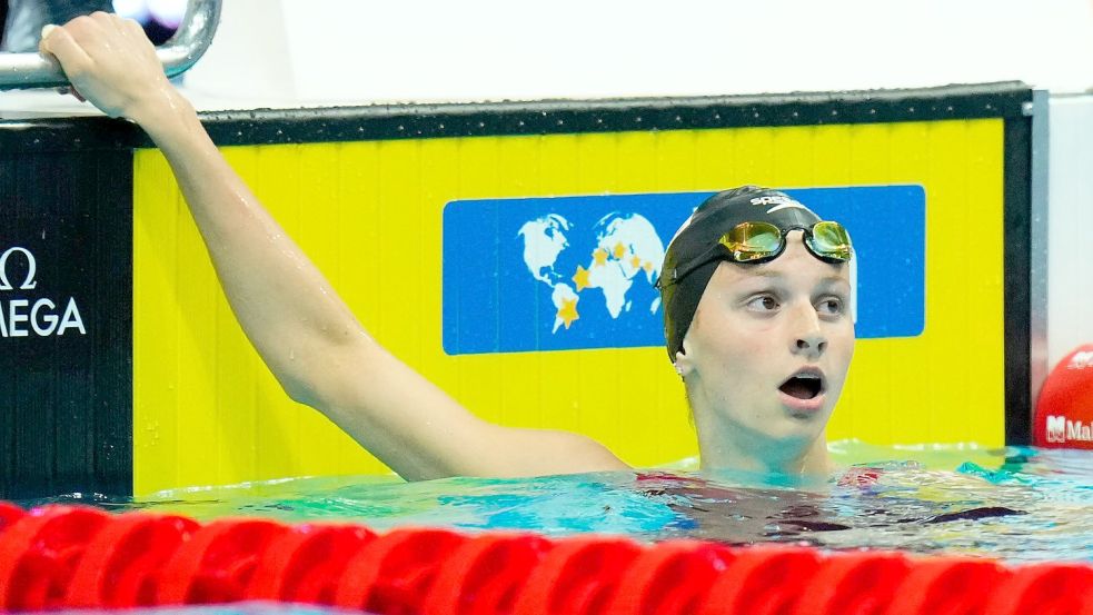Jung und extrem schnell: Summer McIntosh aus Kanada. Foto: Petr David Josek/AP/dpa