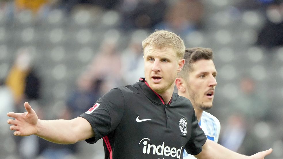 Möchte seine Profi-Karriere laut eigener Aussage „definitiv bei Eintracht Frankfurt beenden“: Martin Hinteregger. Foto: Soeren Stache/dpa-Zentralbild/dpa