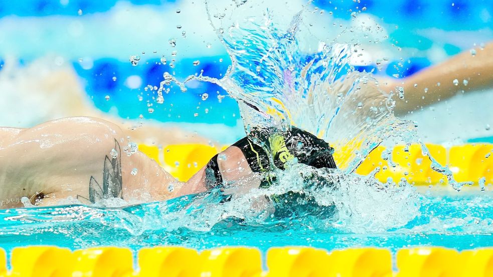 Florian Wellbrock konnte seinen Titel über 1500 Meter Freistil nicht verteidigen. Foto: Petr David Josek/AP/dpa