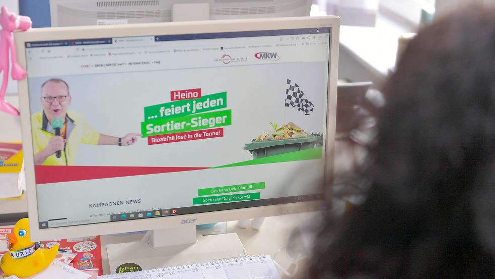 Mit der Kampagne „Trenn Dich korrekt“ sollen die Leute dazu gebracht werden, keine Plastiktüten mehr in die Biotonne zu werfen. Foto: Archiv/Ortgies