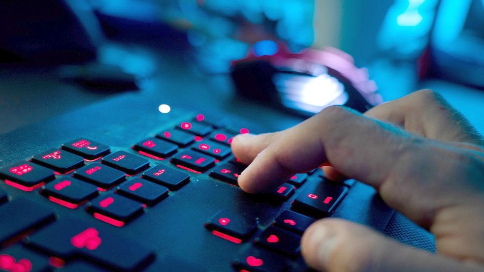 Ein Mann sitzt am Rechner und tippt auf einer Tastatur. Betrug mit Fake-Shops im Internet liegt bei Kriminellen offenbar im Trend. Ermittler verzeichnen eine steigende Zahl von Anzeigen in dem Bereich. Foto: Nicolas Armer/DPA