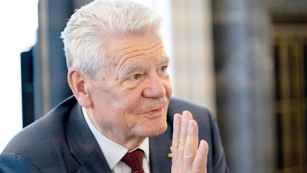 Joachim Gauck, Bundespräsident a.D., wünscht sich, dass die Deutschen weniger ängstlich sind. Foto: Sebastian Bolesch