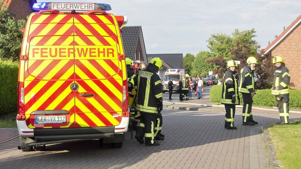 Die Feuerwehr war vor Ort. Foto: Wolters