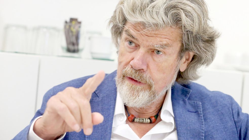 Der Südtiroler Bergsteiger Reinhold Messner hält die Naturkatastrophe in den Dolomiten für eine Folge des Klimawandels. Foto: Weihrauch/dpa