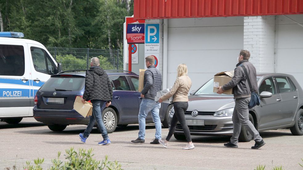 Hätten Mai hatten Polizeibeamte die Wiesmoor-Connection hochgenommen. Archivfoto: Noglik