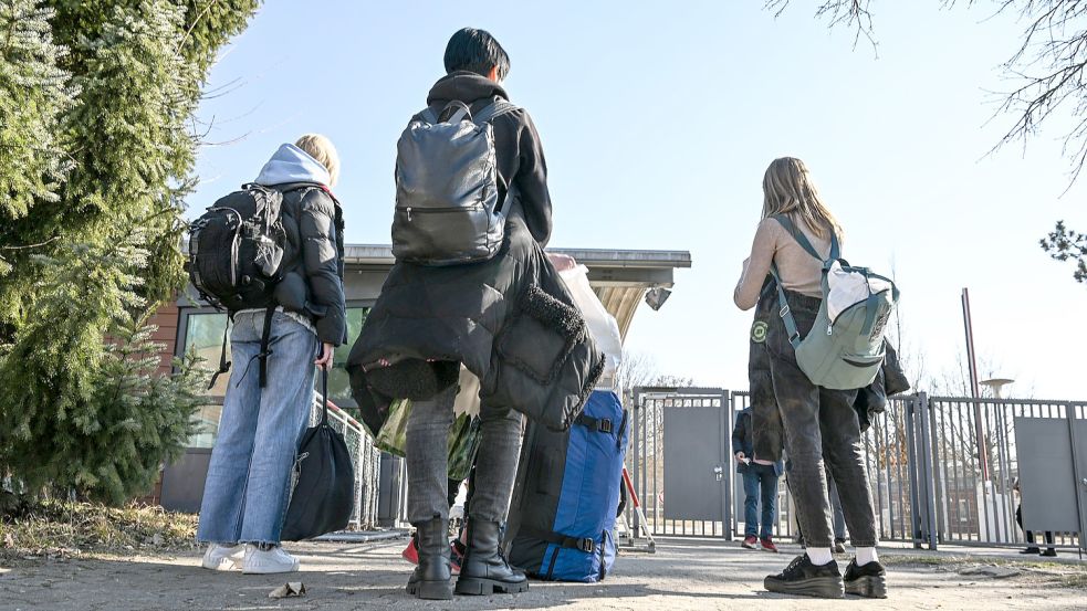 Flüchtlinge aus der Ukraine – aber auch aus anderen Ländern – werden auch im Landkreis Leer untergebracht. Symbolfoto: Kästle/dpa