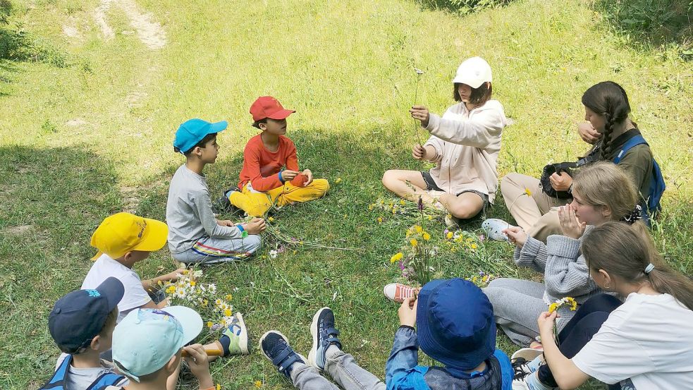 In der Wald-Schule ist der Krieg weit weg. Fotos: PEER-LEADER VERCHOVYNA