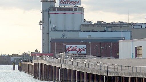 Im alten Kellogg‘s-Werk in Bremen ist am Donnerstag ein Feuer ausgebrochen. (Archivfoto) Foto: imago images / Eckhard Stengel