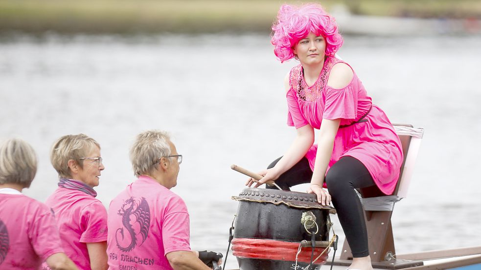 Viele Teams trugen die Farbe Pink. Das hatte einen durchaus ernsten Hintergrund: Sie wollten auf das Thema Brustkrebs aufmerksam machen. Foto: J. Doden