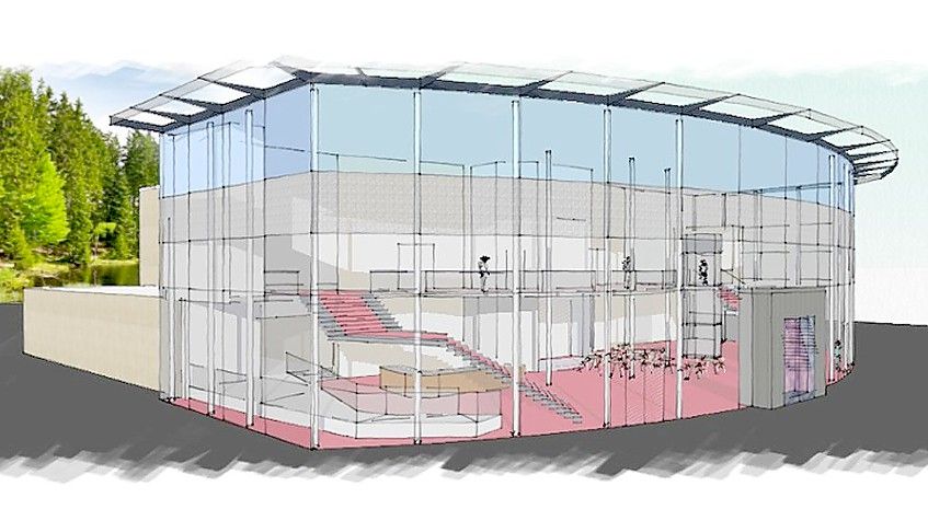 So soll das Festspielhaus am Wall schließlich aussehen. Im März soll es eröffnen. Grafik: Kulturevents