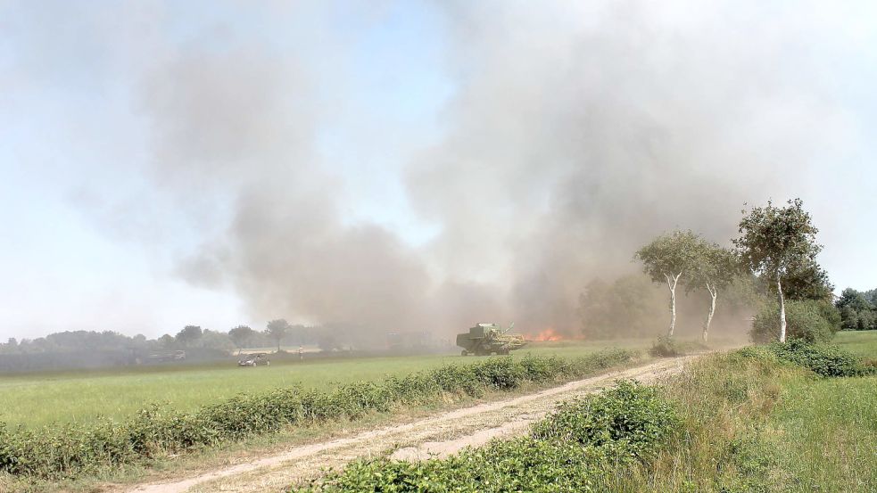 Der Feuerwehrverband warnt vor Bränden. Fotos: Feuerwehrverband Ostfriesland