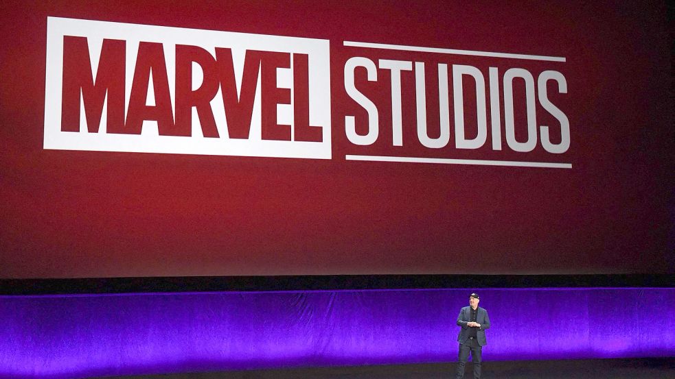 Das Marvel Cinematic Universe geht in die nächsten Phasen: Mit „The Kang Dynasty“ und „Secret Wars“ hat Studio-Präsident Kevin Feige gleich zwei neue „Avengers“-Filme verkündet. Foto: AFP/VALERIE MACON