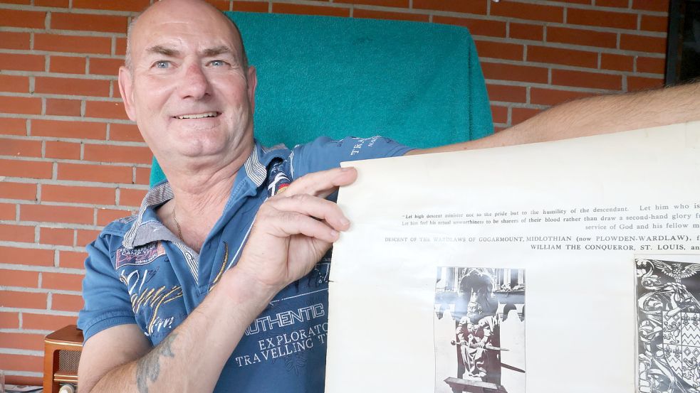 Beschäftigt sich oft mit seiner schottischen Familiengeschichte. Sean Plowden. Foto: Hock