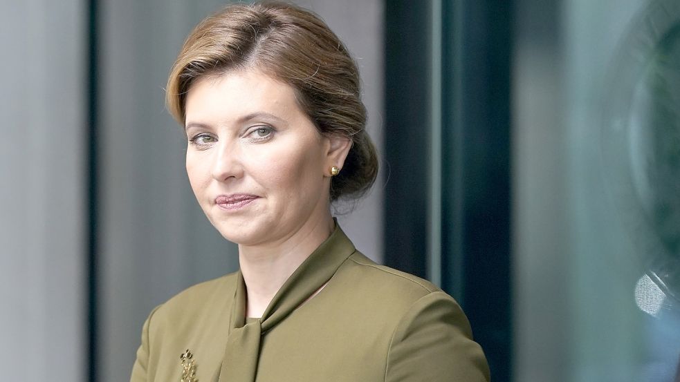 Starfotografin Annie Leibovitz fotografierte Olena Selenska in Kiew. Foto: dpa/Patrick Semansky