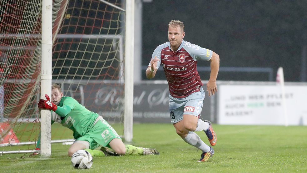 Auf Toptorjäger Christopher Kramer (letzte Saison 16 Treffer) werden die Kickers-Spieler besonders achten müssen. Foto: Beautiful Sports/Imago