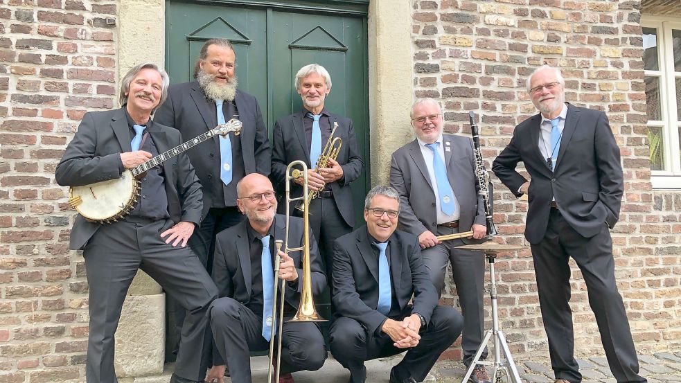 Die New Orleans Jazz Band of Cologne tritt in Leer auf. Foto: privat