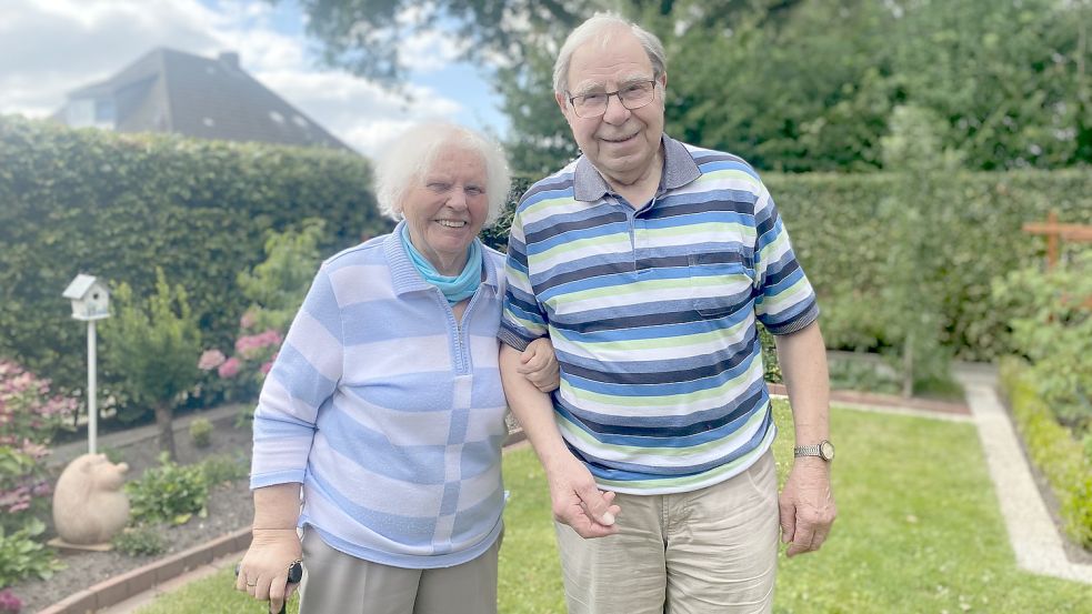 Anneliese und Engelke Lindemann sind seit 65 Jahren glücklich verheiratet. Foto: Heinig