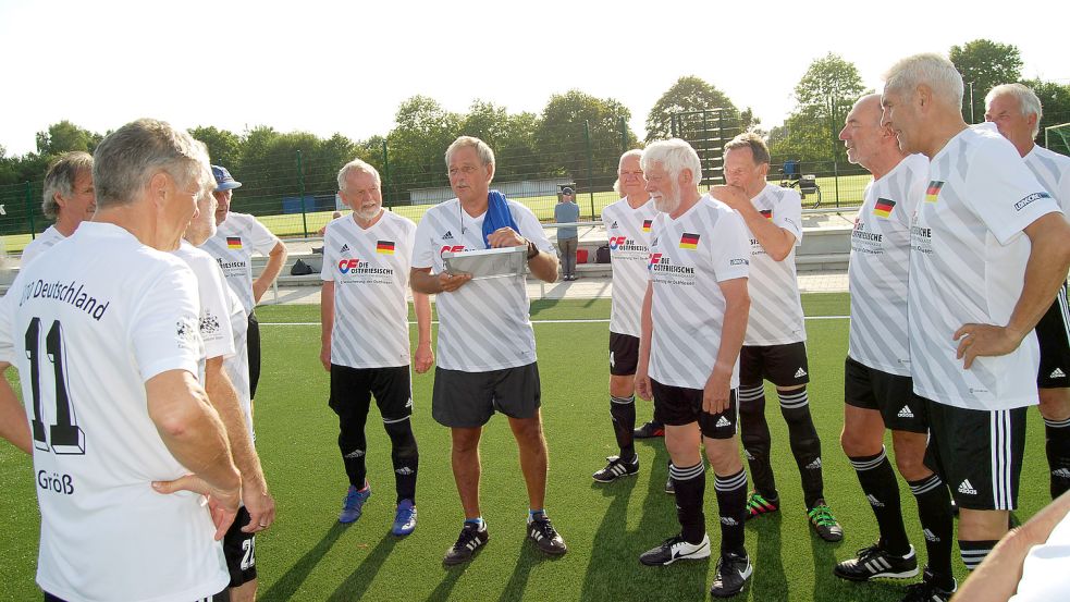 Die SG Ostfriesland/Emsland vertritt Deutschland Ende August bei der Ü70-WM in Dänemark. Foto: Reemts