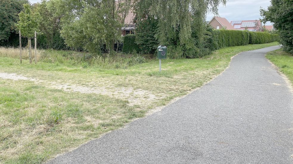 An der Kreuzung zwischen dem Wanderweg und dem Radweg ist es zu dem Vorfall gekommen. Foto: Hagewiesche