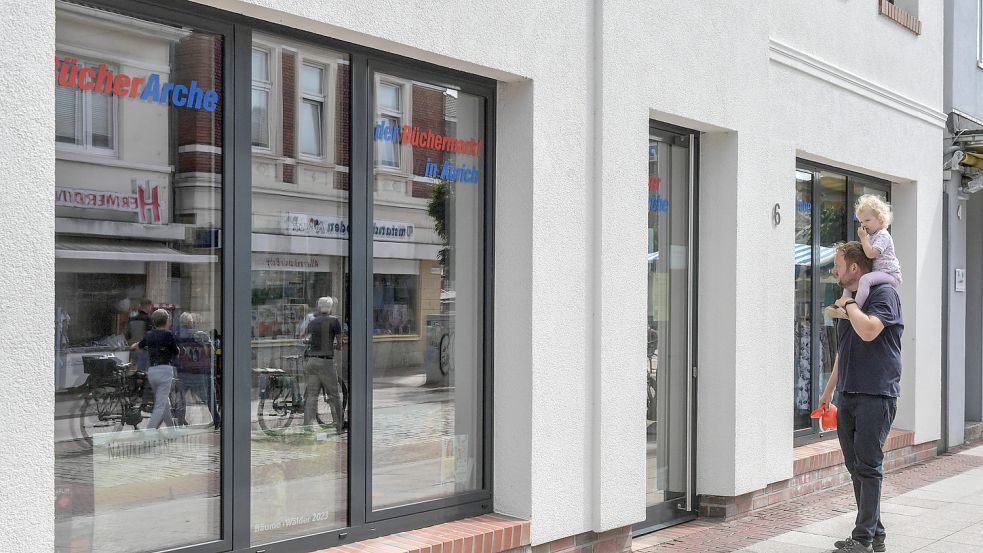 Die Stadt muss sich für ihr Ladenlokal in der Norderstraße 6 einen neuen Mieter suchen.