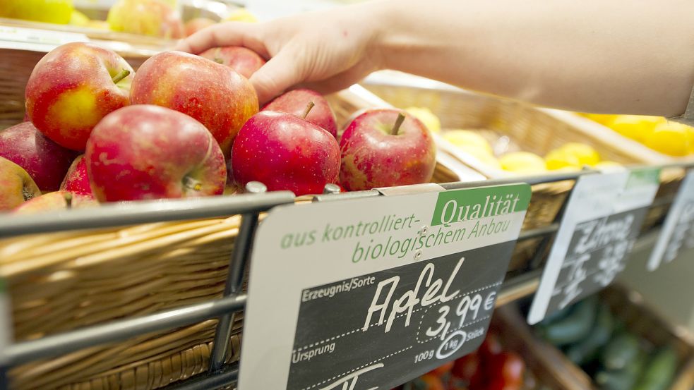 Bei günstigeren Discounter-Bio-Artikeln macht sich der Umsatzrückgang nicht so deutlich bemerkbar. Anders sieht es im Bioladen aus. Foto: Archiv