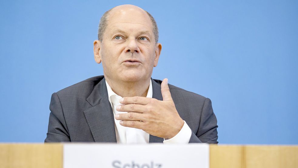 Krisen-Kanzler von Anbeginn: Olaf Scholz (SPD) sieht das Land vor großen Herausforderungen, die aber zu meistern seien. Foto: Contini/Imago Images