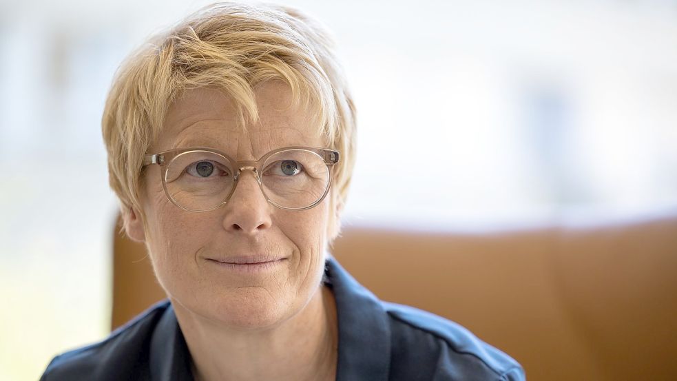 Wirtschaftsweise Prof. Veronika Grimm im Statistischem Bundesamt. Foto: Hannes P. Albert/dpa