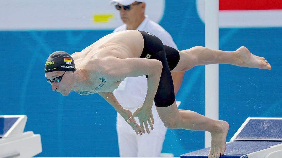 Schwimmt über 1500 Meter Freistil um eine EM-Medaille in Rom: Florian Wellbrock. Foto: Jokleindl/dpa