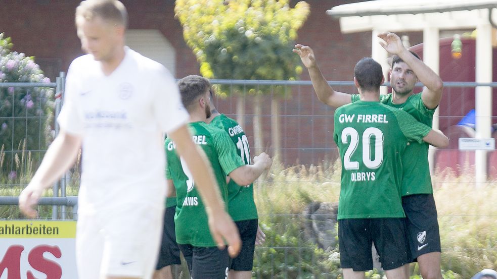 Vergangenen Sonntag bezwang GW Firrel den Landesliga-Aufsteiger SV Holdorf mit 3:0. Foto: Doden