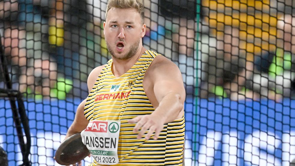 Für Henrik Janssen lief es am Freitagabend in München nicht ganz nach Plan. Foto: DPA