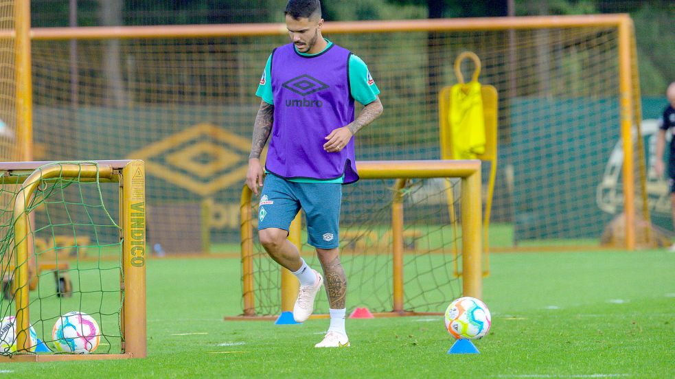 Viele Tore helfen natürlich auch beim BVB: Leonardo Bittencourt könnte einen Teil zu einem erfolgreichen Wochenende für Werder Bremen beisteuern. Foto: imago images/Nordphoto